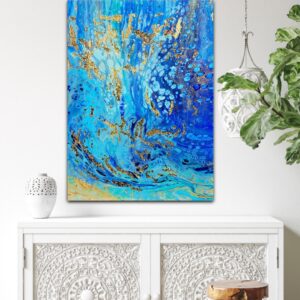 Glowing Waterfall - Strahlender Wasserfall - Print