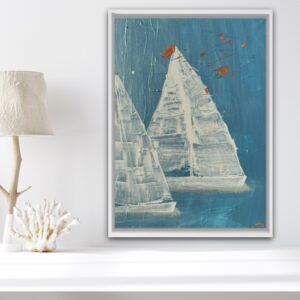 GUTE ZEITEN AM WASSER - GOOD TIMES AT THE WATER Print 30 x 40