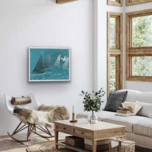 ATTERSEE REGATTA LIGHT AND SHADOW - ATTERSEE REGATTA LICHT UND SCHATTEN